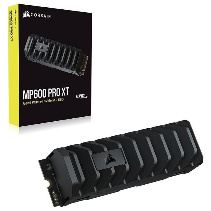 Corsair Disque SSD MP600 PRO XT - 4TB NVMe PCIe M.2 (CSSD-F4000GBMP600