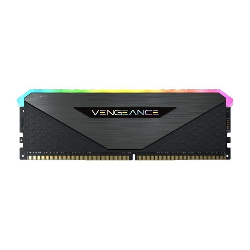 CORSAIR Mémoire Vengeance RGB RT 3200MHz 32GB (2x16GB) Dimm DDR4 Black for AMD Ryzen (CMN32GX4M2Z3200C16)