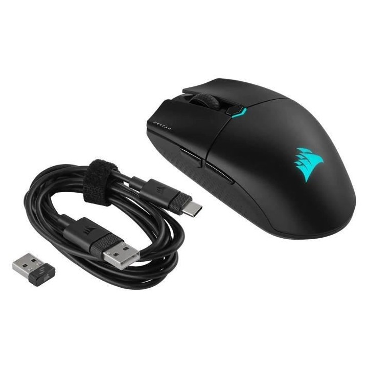 Souris Gaming - Sans fil - CORSAIR - KATAR ELITE WIRELESS - Noir (CH-9