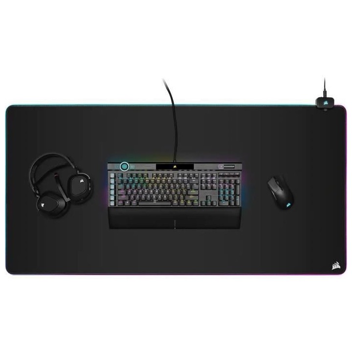 Tapis de souris Gaming - CORSAIR - MM700 Extented 3XL - Rétroéclaira