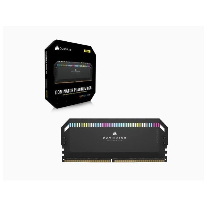Mémoire RAM - CORSAIR - DOMINATOR PLATINUM RGB DDR5 - 32GB 2x16GB DIM