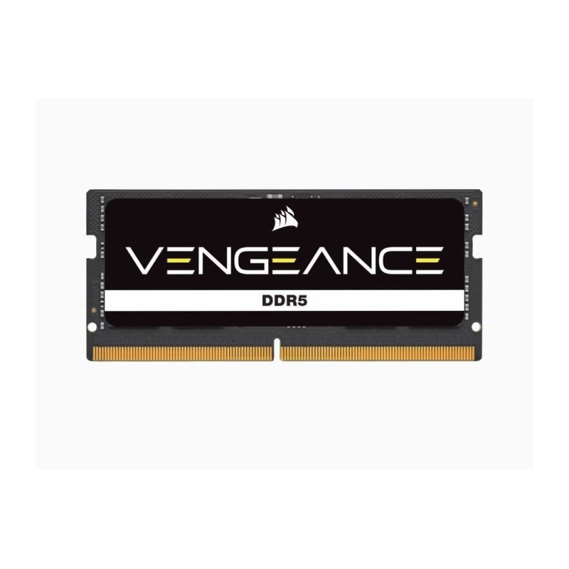 Mémoire RAM - CORSAIR - Vengeance DDR5 - 8GB 1x8GB SODIMM - 4800 MHz - 1,1V - Noir (CMSX8GX5M1A4800C40)