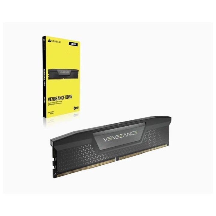 Mémoire RAM - CORSAIR - Vengeance DDR5 - 32GB 2x16GB DIMM - 6000 MHz
