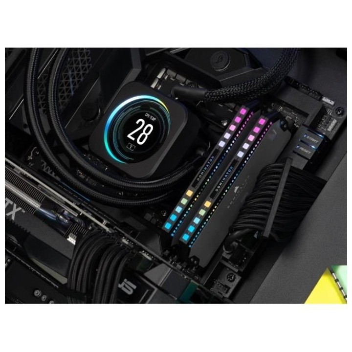 Mémoire RAM - CORSAIR - DOMINATOR PLATINUM RGB DDR5 - 32GB 2x16GB DIM