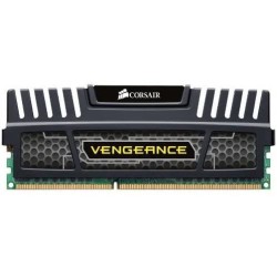 CORSAIR Mémoire PC DDR3 - VENGEANCE BLACK HEAT SPREADER - DIMM 8GB - 1600MHz - 10-10-10-27 1.5V (CMZ8GX3M1A1600C10)