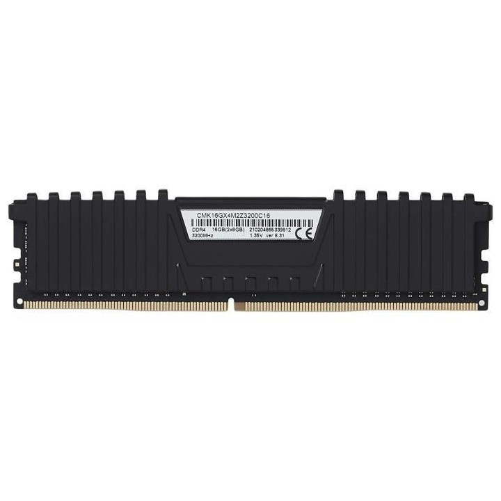 Mémoire RAM - CORSAIR - Vengeance DDR4 - 16GB 2x8GB DIMM - 3200 MHz -