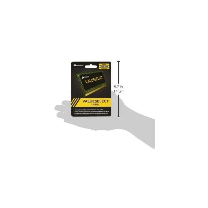 CORSAIR Mémoire PC DDR3L - SODIMM 8GB - 1600MHz 11-11-28 - 1.35V/1.5V