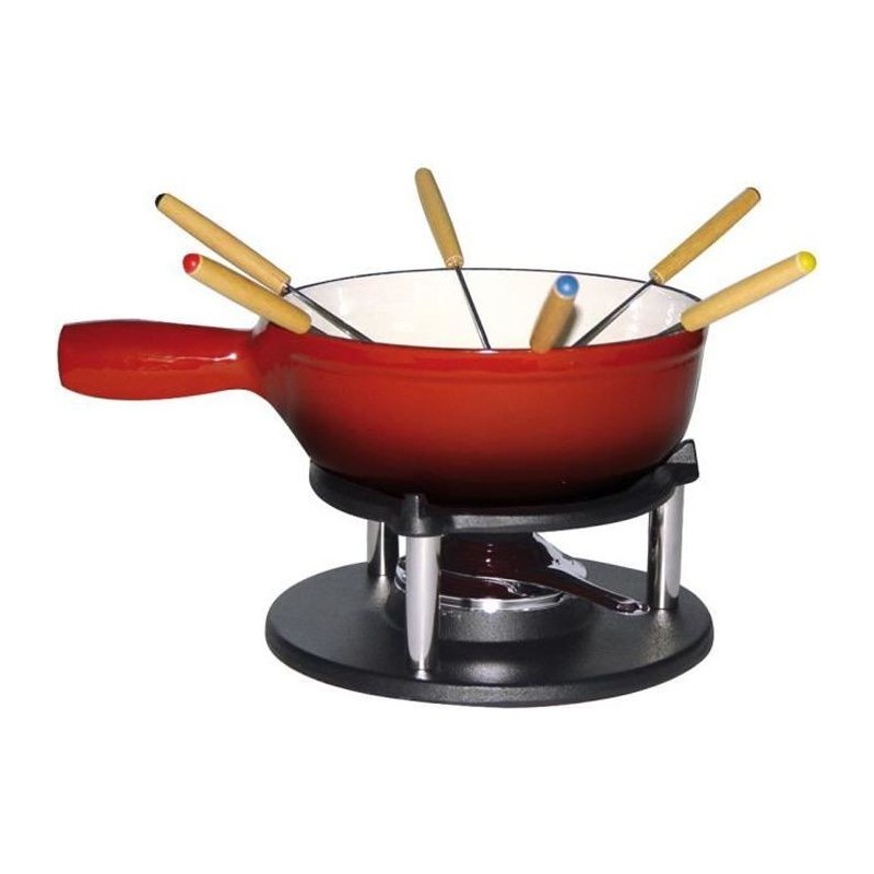 BAUMALU 385052 Service a fondue savoyard - Rouge