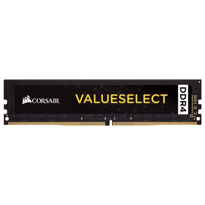 Mémoire RAM - CORSAIR - ValueSelect DDR4 - 4GB 1x4GB DIMM - 2666 MHz