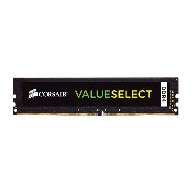 CORSAIR Mémoire PC DDR4 - 8 Go (1 x 8 Go) - 2666MHz - CAS 18 (CMV8GX4M1A2666C18)