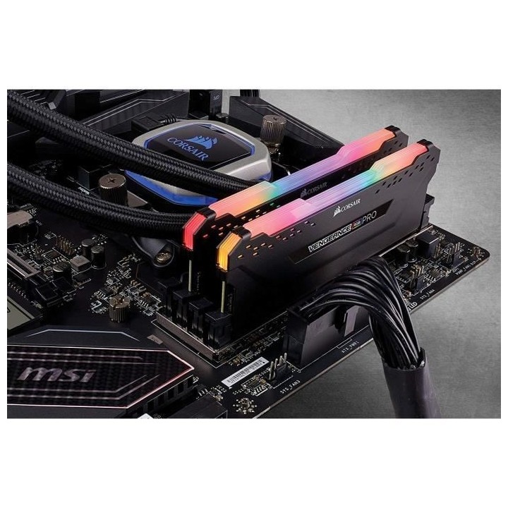 Mémoire RAM - CORSAIR - Vengeance RGB Pro DDR4 - 16GB 2x8GB DIMM - 26