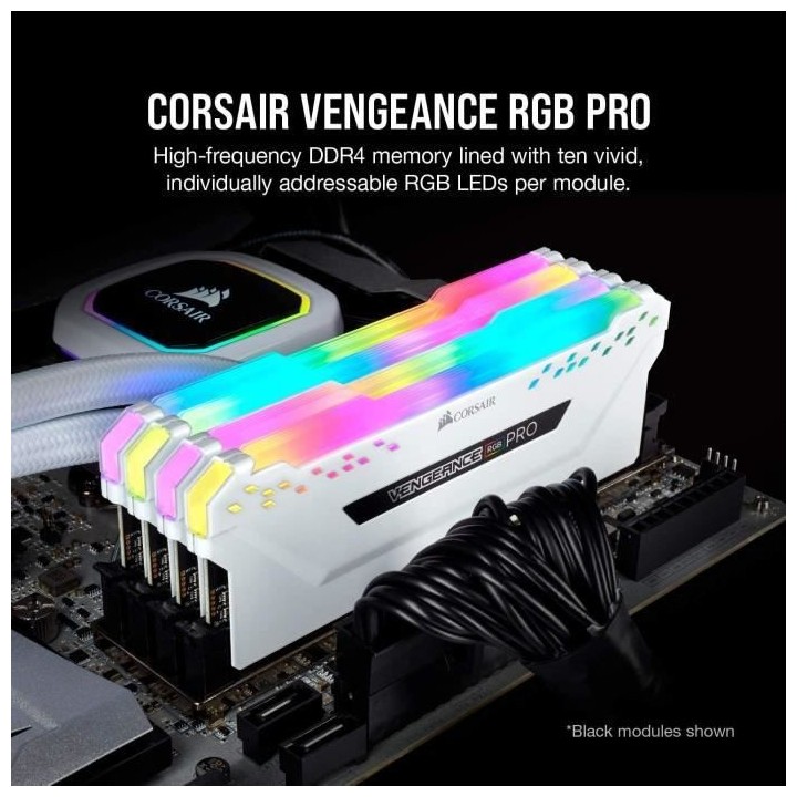 Mémoire RAM - CORSAIR - Vengeance RGB Pro Series DDR4 - 16GB 2x8GB DI