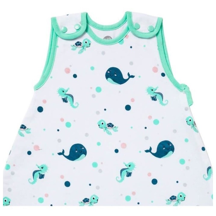 Gigoteuse été BABYCALIN BIO MARIN - Coton bio - 65 cm - 0-6 mois - B