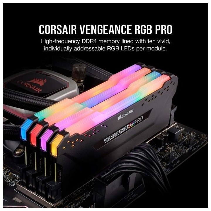 Mémoire RAM - CORSAIR - Vengeance RGB Pro Series DDR4 - 16GB 2x8GB DI