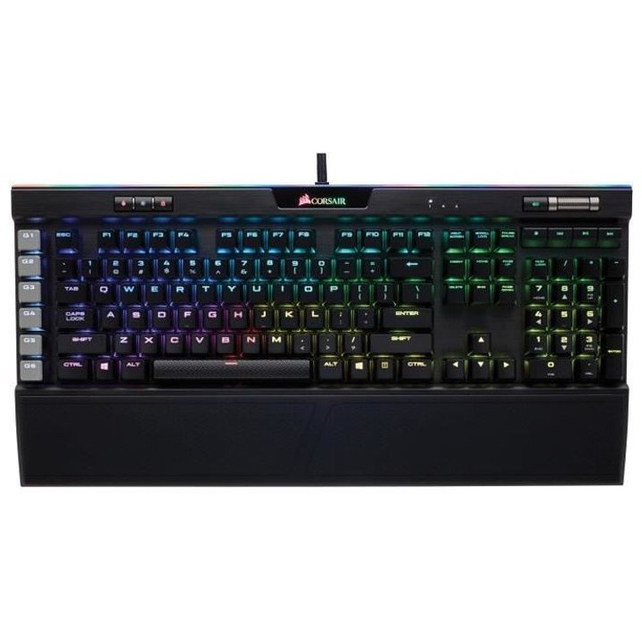 CORSAIR - Clavier Gaming K95 RGB - Mécanique - Rétroéclairage RGB -