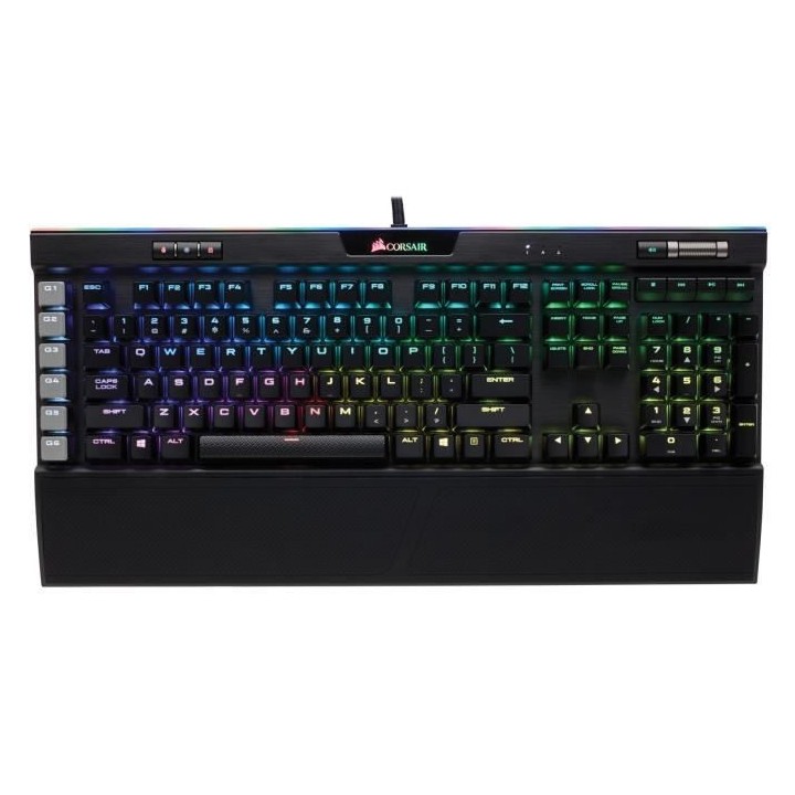 CORSAIR - Clavier Gaming K95 RGB - Mécanique - Rétroéclairage RGB -