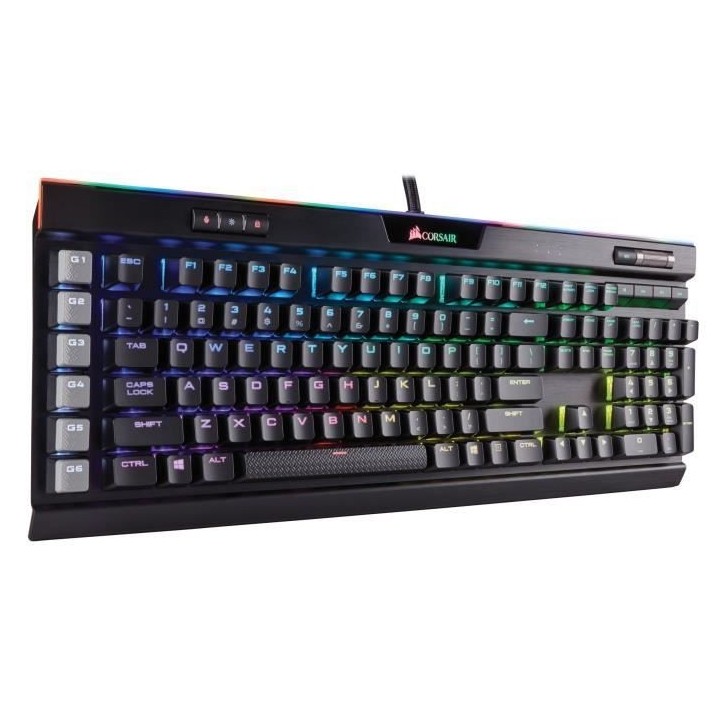 CORSAIR - Clavier Gaming K95 RGB - Mécanique - Rétroéclairage RGB -