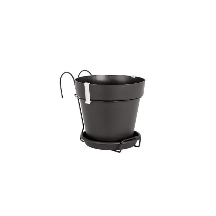 ARTEVASI Pot de fleurs Capri pour balcon - 4 L - 20 x 20 x 18,9 cm - G