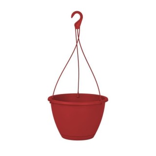 ARTEVASI Pot de fleurs suspendu Algarve - 8 L - 31 x 31 x 20,5 cm - Ro