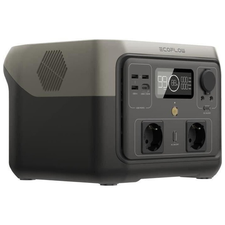générateur electrique portable RIVER 2 MAX, 512 Wh , 2 sortie CA - 5