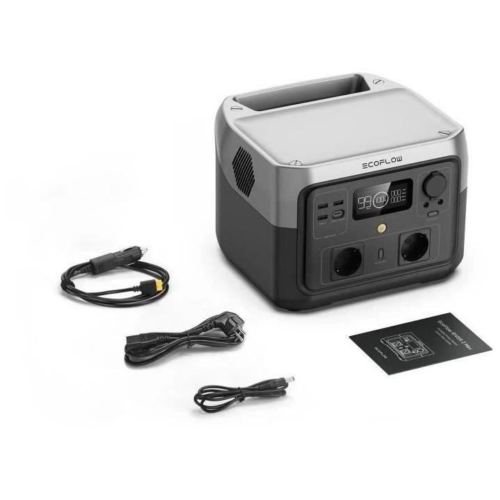 générateur electrique portable RIVER 2 MAX, 512 Wh , 2 sortie CA - 5