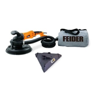 Ponceuse plâtre FEIDER FPEP1200CPC 1200W a aspiration intégrée plat