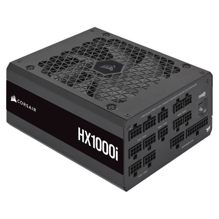 CORSAIR - HX1000i - Bloc d'alimentation - 1000 Watts - ATX 3.0 Silenci