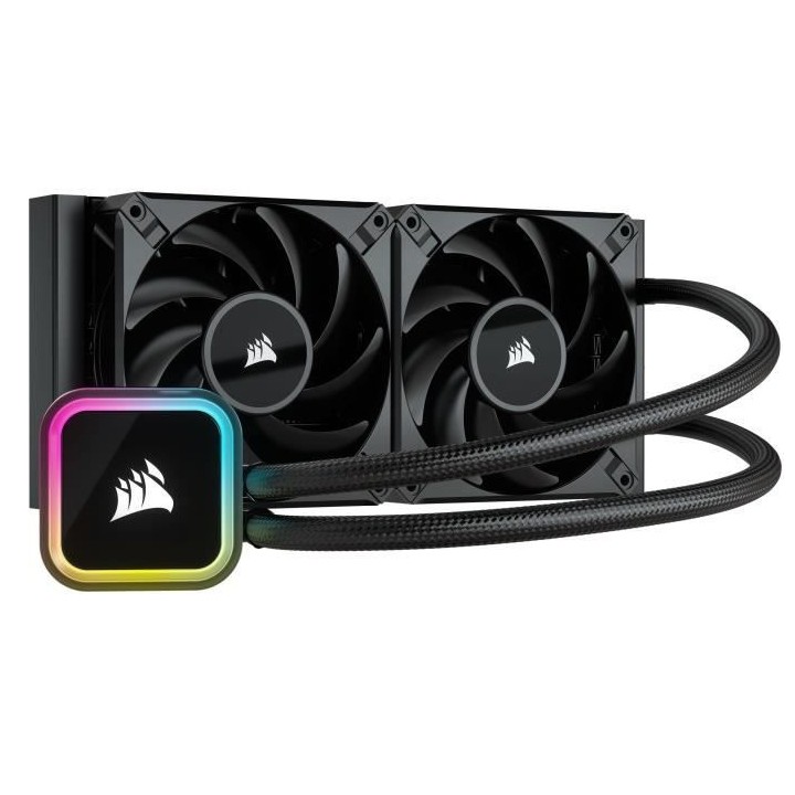 CORSAIR iCUE H100i RGB ELITE - Refroidisseur liquide pour processeur -