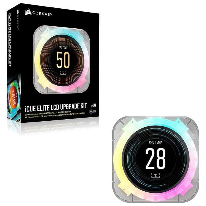 CORSAIR - iCUE ELITE LCD - Kit de mise a niveau refroidisseur -Ecran L