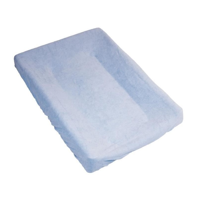 BABYCALIN Housse matelas a langer élastiquée bleu