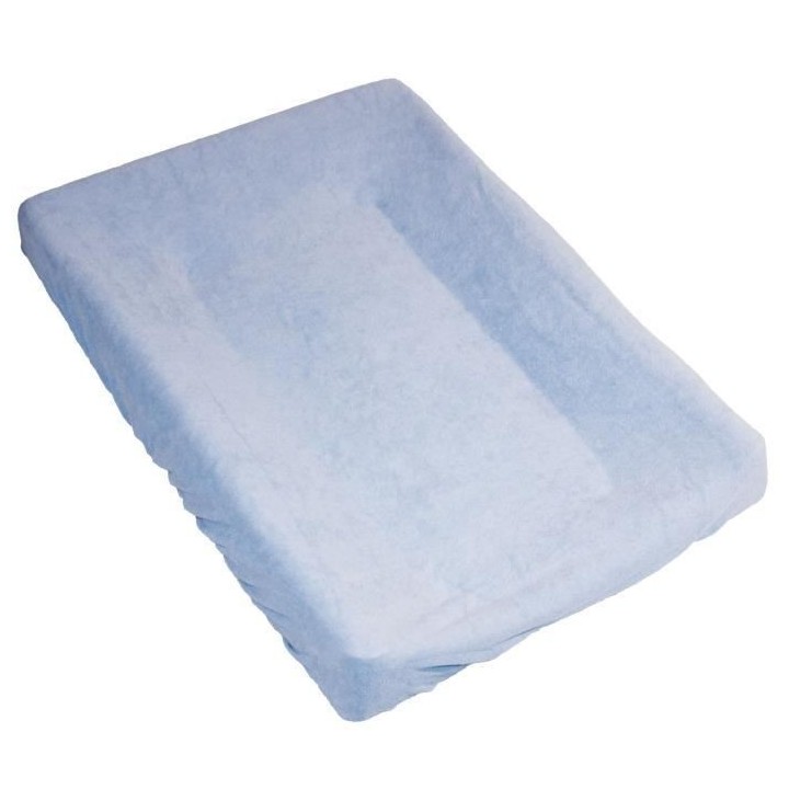 BABYCALIN Housse matelas a langer élastiquée bleu