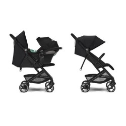 Poussette citadine compacte BEEZY Moon Black CYBEX - De la naissance a 4 ans - Noir