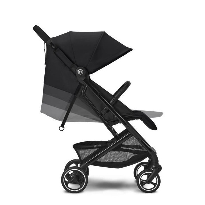 Poussette citadine compacte BEEZY Moon Black CYBEX - De la naissance a