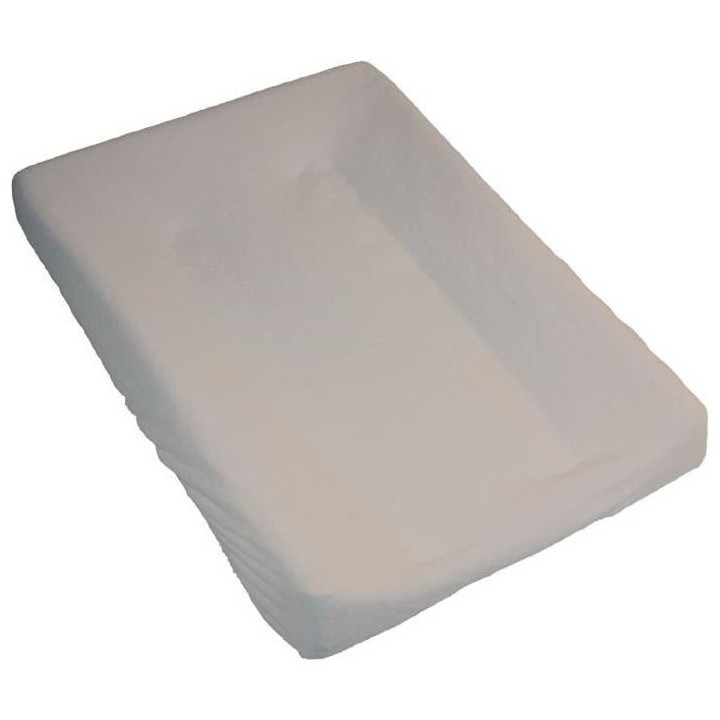 BABYCALIN Housse matelas a langer élastiquée taupe