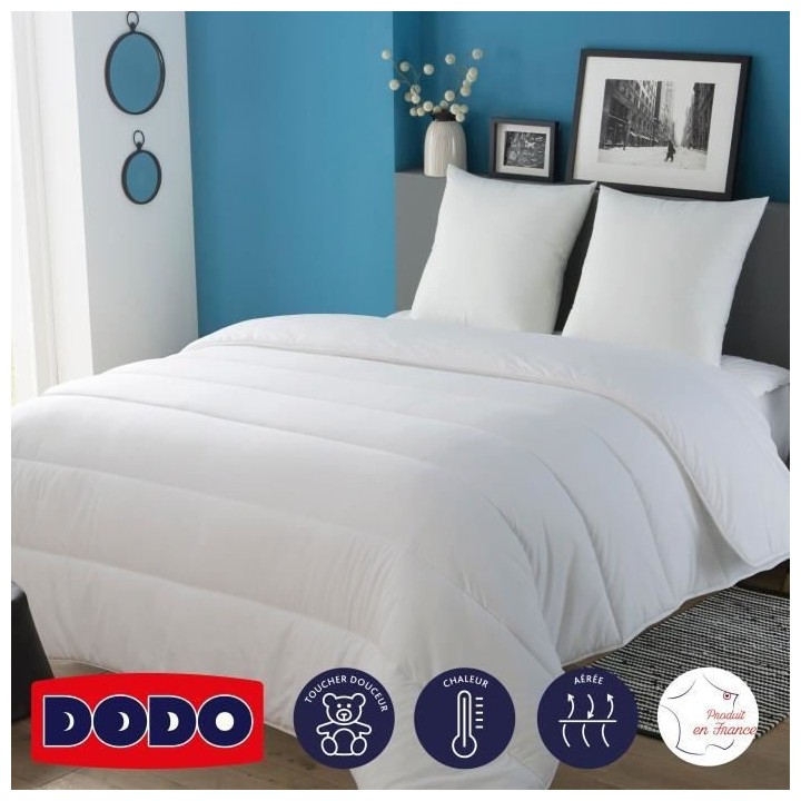 Couette VANCOUVER DODO - 140x200 cm - Ultra tempérée - Fabriqué en