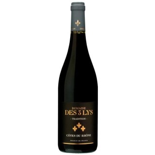 Domaine des 3 Lys Tradition 2021 Côtes du Rhône - Vin rouge de la Va