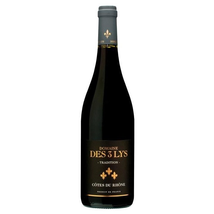 Domaine des 3 Lys Tradition 2021 Côtes du Rhône - Vin rouge de la Va