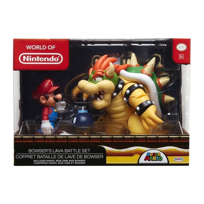 MARIO - Coffret diorama Mario et Bowser - JAKKS - 491161