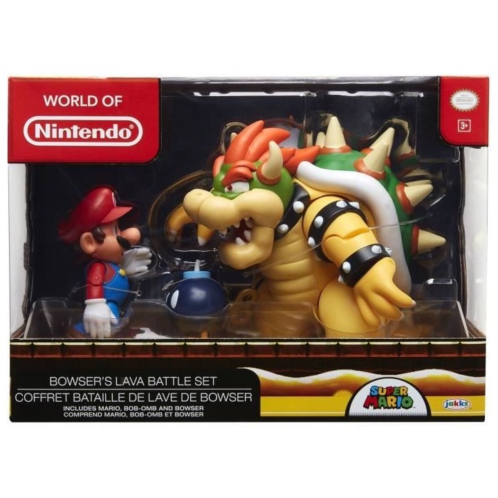 MARIO - Coffret diorama Mario et Bowser - JAKKS - 491161