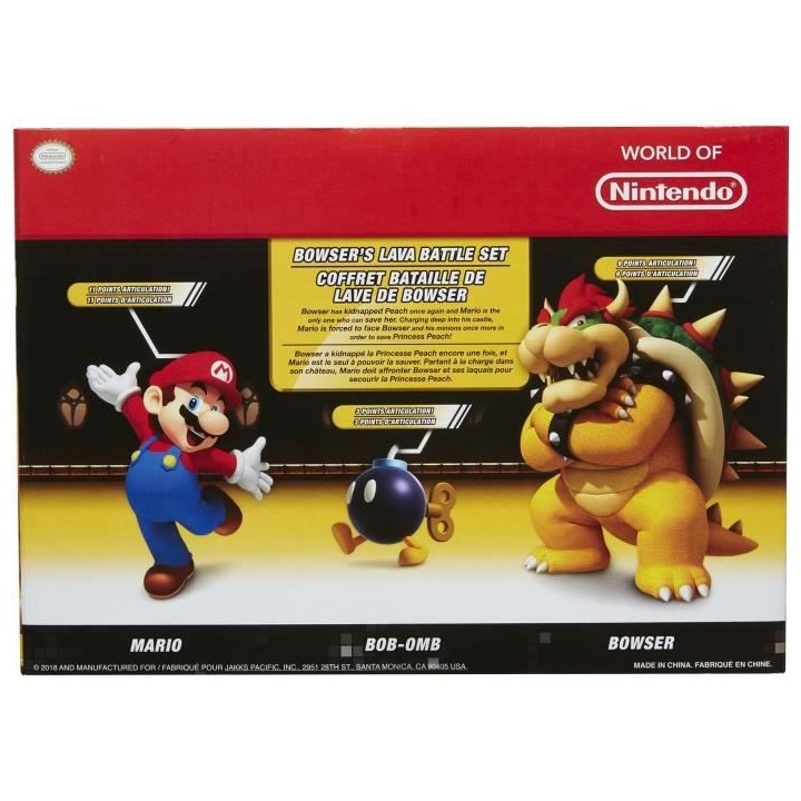 MARIO - Coffret diorama Mario et Bowser - JAKKS - 491161
