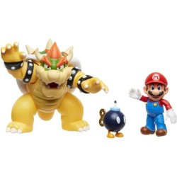 MARIO - Coffret diorama Mario et Bowser - JAKKS - 491161