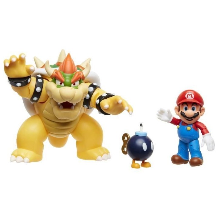 MARIO - Coffret diorama Mario et Bowser - JAKKS - 491161