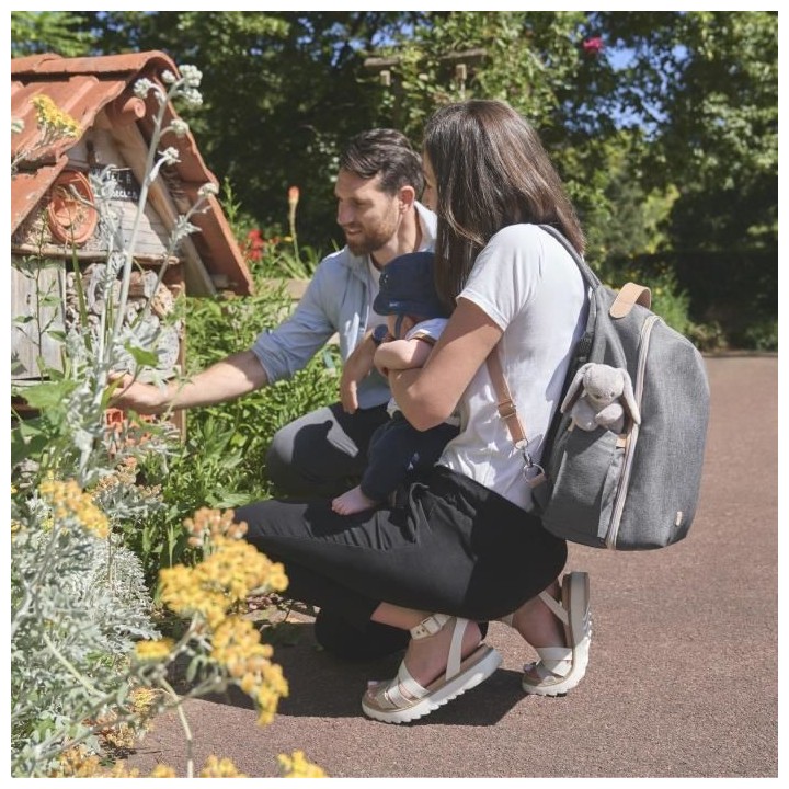 Babymoov Sac a dos a langer Le Pyla, avec grande poche isotherme - Mat