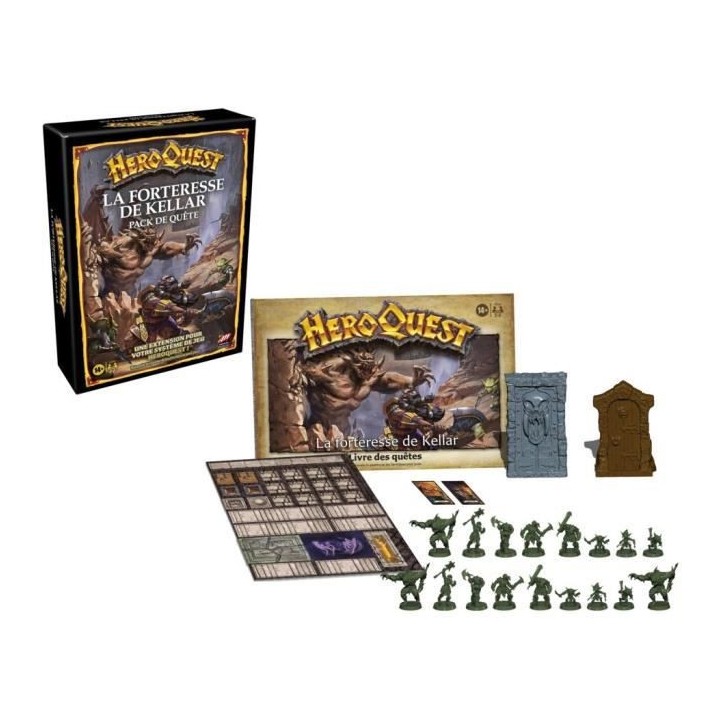 HeroQuest, extension La forteresse de Kellar, 2 a 5 joueurs, des 14 an