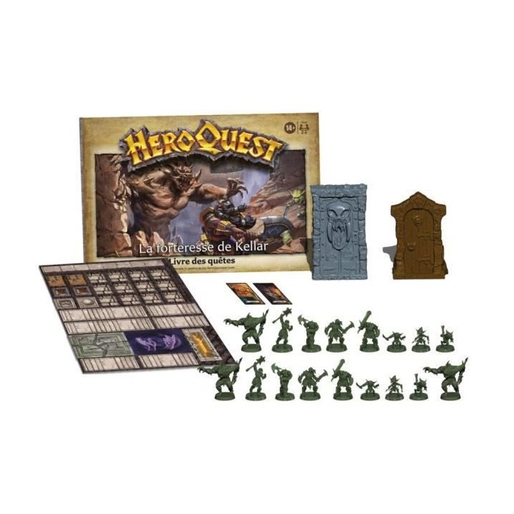 HeroQuest, extension La forteresse de Kellar, 2 a 5 joueurs, des 14 an