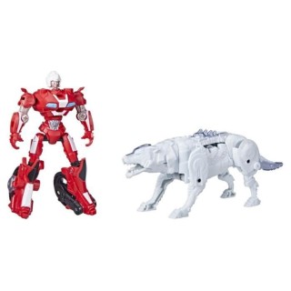 Pack de 2 figurines Beast Combiners Arcee et Silverfang, des 6 ans, 12