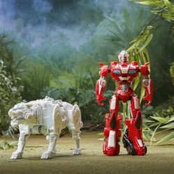 Pack de 2 figurines Beast Combiners Arcee et Silverfang, des 6 ans, 12,5 cm, Transformers: Rise of the Beasts, Beast Alliance