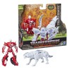 Pack de 2 figurines Beast Combiners Arcee et Silverfang, des 6 ans, 12,5 cm, Transformers: Rise of the Beasts, Beast Alliance