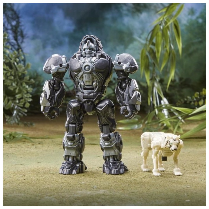 Pack de 2 figurines Optimus Primal et Arrowstripe, Transformers: Rise
