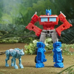 Pack de 2 figurines Beast Alliance Beast Weaponizers avec Optimus Prime, des 6 ans, 12,5 cm, Transformers: Rise of the Beasts